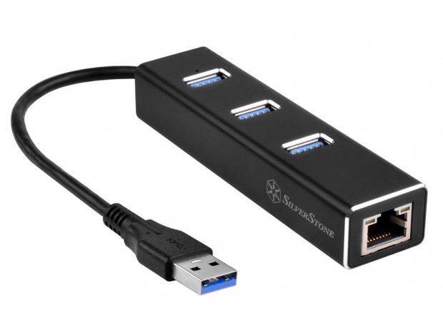 USB3.1ポート3口搭載のギガビットイーサネットアダプタ、SilverStone「SST-EP04」発売