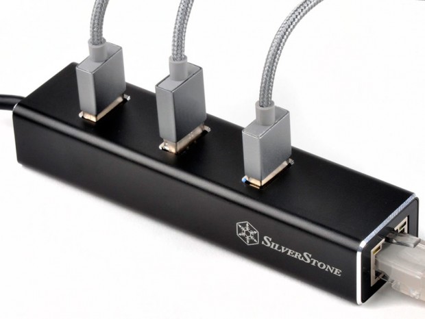 USB3.1ポート3口搭載のギガビットイーサネットアダプタ、SilverStone「SST-EP04」発売