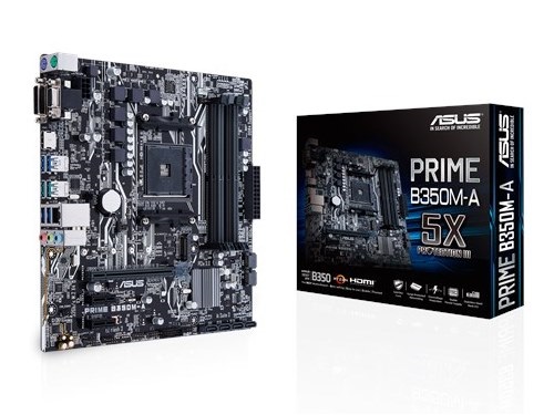 「5X PROTECTION III」対応のビジネス向けRyzenマザー、ASUS「PRIME B350M-A/CSM」