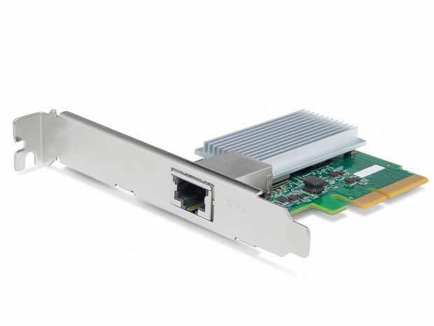 マルチギガ対応の10ギガビットLANカード、バッファロー「LGY-PCIE-MG」