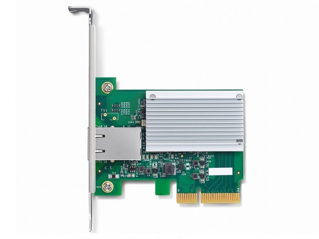 マルチギガ対応の10ギガビットLANカード、バッファロー「LGY-PCIE-MG」