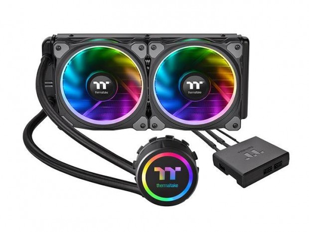 1,680万色LEDライティング対応のオールインワン水冷キット3種がThermaltakeから