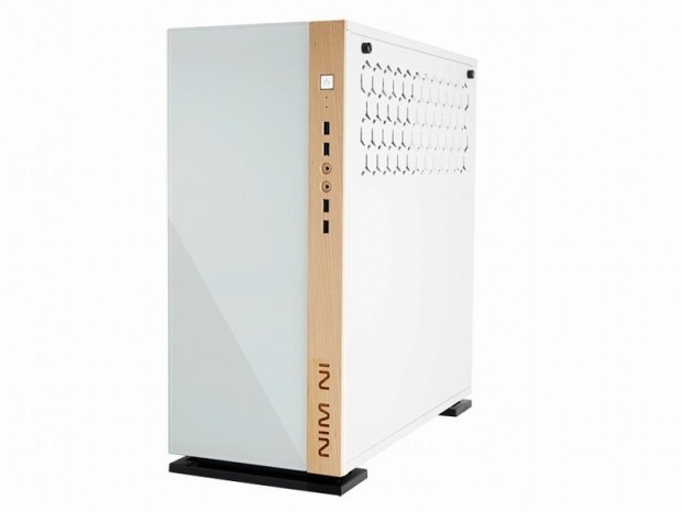 フロントパネルに「木」を採用するミドルタワーPCケース、In Win「305」