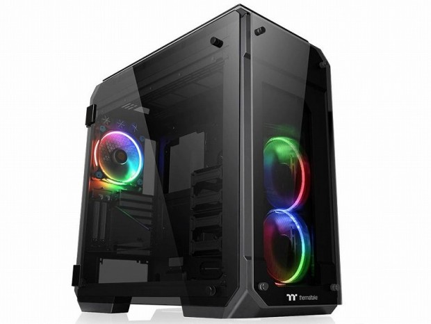 4面強化ガラスパネル採用のフルタワーPCケース、Thermaltake「View 71 TG」シリーズ