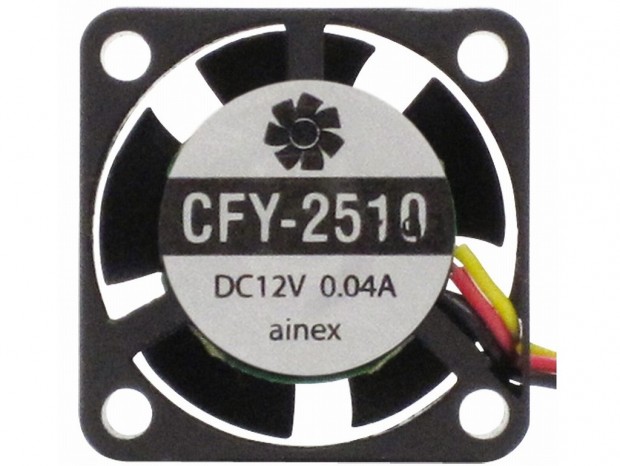 アイネックス、M.2 SSDの冷却に最適な25mm角ファン「CFY-2510」