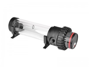 RGB LED内蔵ポンプ一体型リザーバー「Pacific PR22-D5 Plus」が