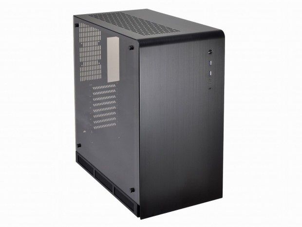 フラットフェイスと強化ガラス採用のE-ATX対応デュアルチャンバーケース、Lian Li「PC-O14 WGX」