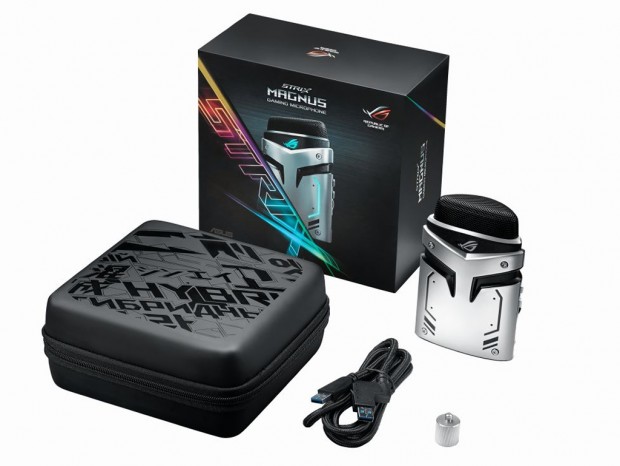 スタジオレベルの録音品質が特徴のストリーマー向けマイク、ASUS「ROG Strix Magnus」発売