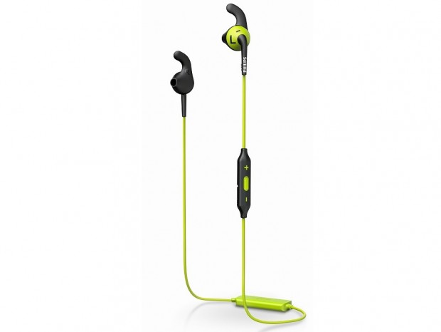 防滴仕様のスポーツ向けBluetoothヘッドホン、フィリップス「SHQ6500」シリーズ