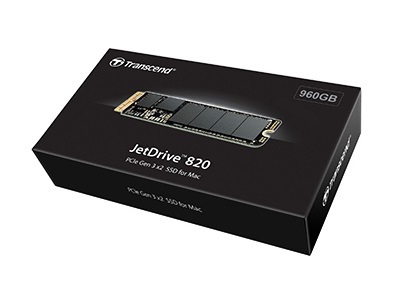 Transcend、3D NAND採用のMac向けPCI-Express SSD「JetDrive 820」