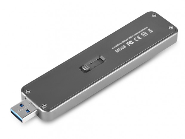SilverStone、M.2 SSDをモバイルストレージに変える「SST-MS09C」