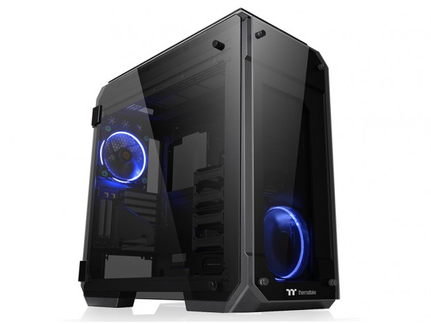 4面強化ガラスのDIY水冷向きフルタワーPCケース、Thermaltake「VIEW 71 TG」シリーズ