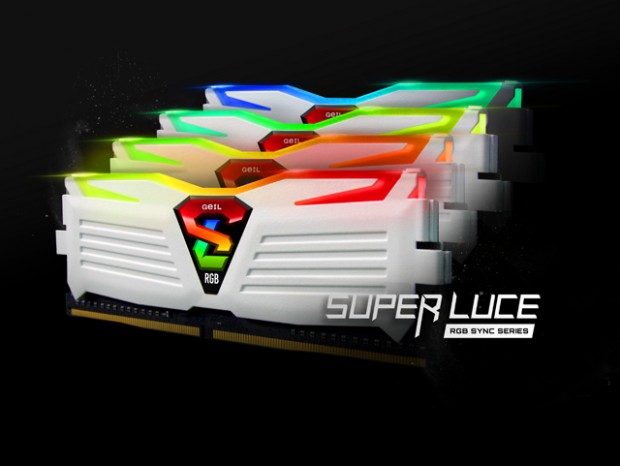 RGB LED搭載のDDR4ゲーミングメモリ、GeIL「SUPER LUCE RGB SYNC」