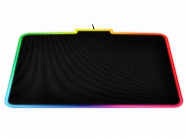 RGB LED搭載のゲーミングマウスパッド、Tt eSPORTS「DRACONEM RGB Cloth Edition」