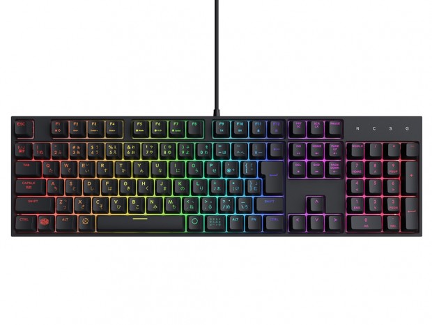 Cooler Master、RGBバックライト内蔵Mem-chanical スイッチ搭載の「MasterKeys Lite L」