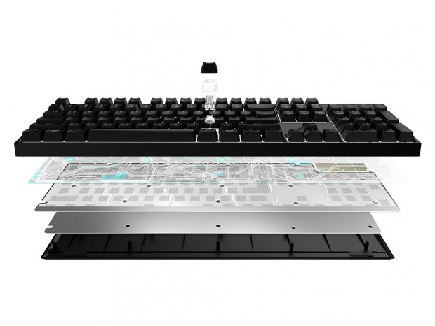 Cooler Master、RGBバックライト内蔵Mem-chanical スイッチ搭載の「MasterKeys Lite L」