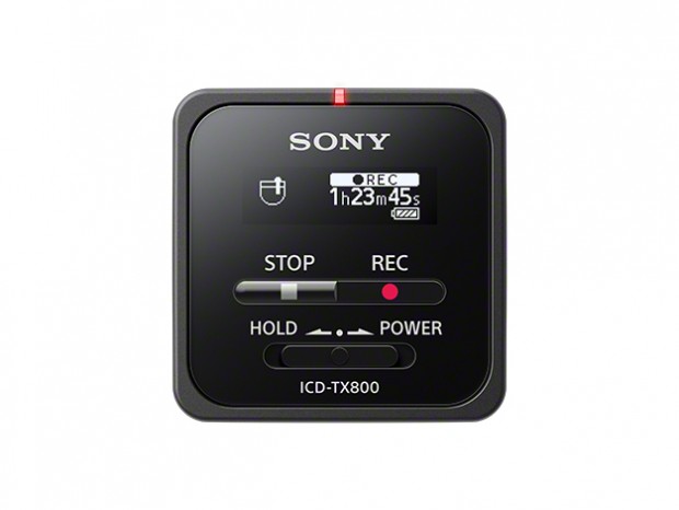 ソニー、スマホで遠隔操作できる小型・軽量ICレコーダー「ICD-TX800」