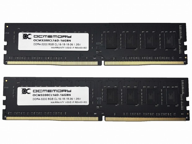 OCMEMORY、Samusungチップと10層基板採用のオリジナルDDR4-3200メモリ発売