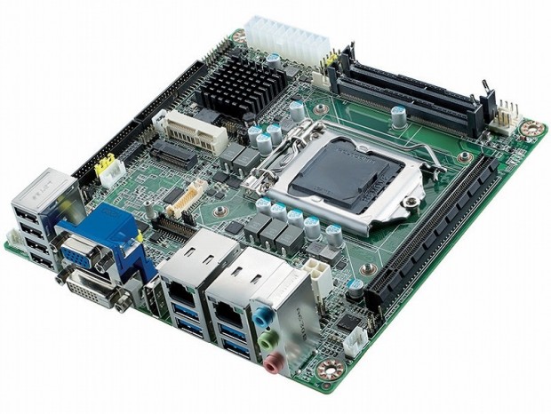 USBポートの安定性を重視したKaby Lake対応Mini-ITXマザー、Advantech「AIMB-205」