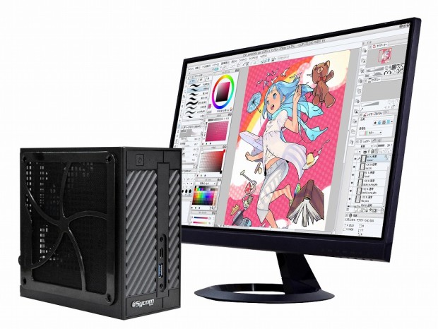 Mini-STX対応の「CLIP STUDIO PAINT」推奨コンパクトPCがサイコムから