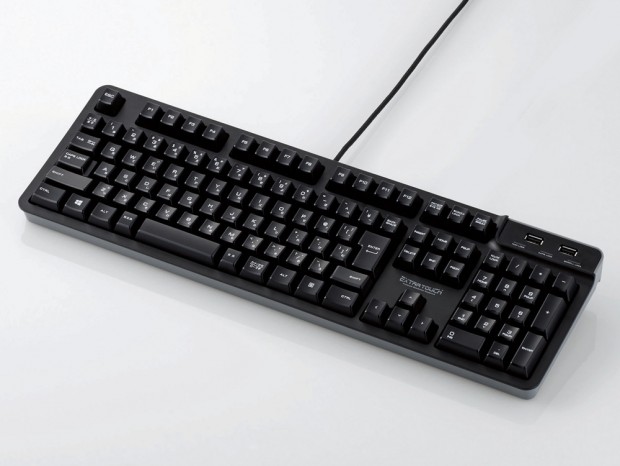 エレコム、メカニカル風キャップを採用した「プレミアムメンブレンキーボード」の新モデル発売