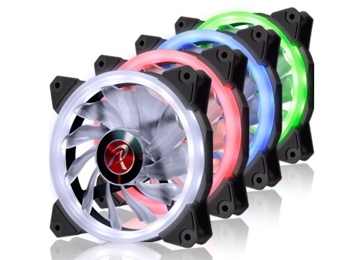 RAIJINTEK、レインボーカラーに光るRGB LED搭載のリングファン「IRIS 12 RAINBOW RGB」