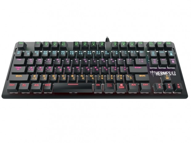 税込4,000円台のメカニカルゲーミングキーボード、GAMDIAS「HERMES E2」