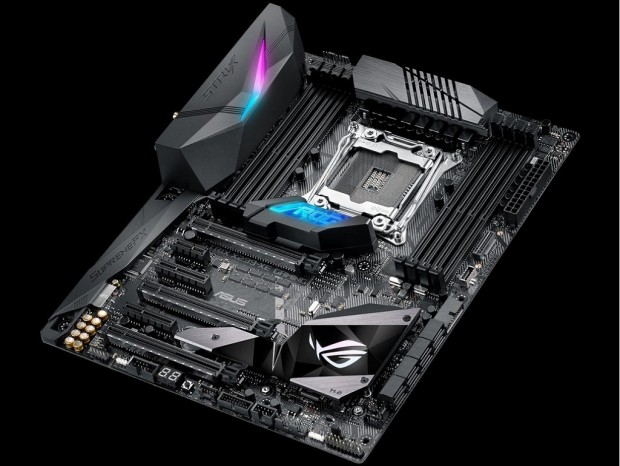 ASUS、冷却機構に注力したX299ゲーミングマザー「ROG STRIX X299-XE GAMING」