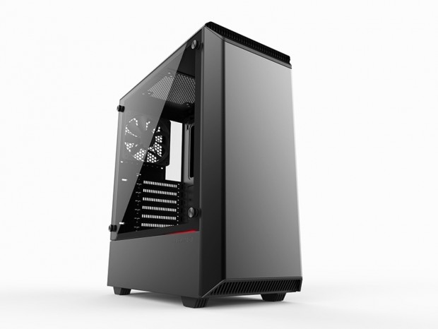 フルメタル筐体＆強化ガラスパネルのE-ATX対応ミドルタワー、Phanteks「P300 Tempered Glass」