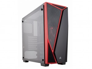左右非対称フロントと強化ガラス採用ミドルタワー、CORSAIR「SPEC-04
