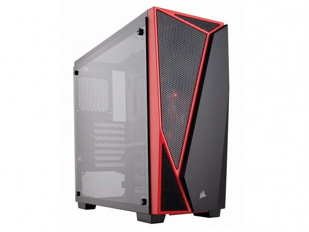 CORSAIR、左右非対称フロントのミドルタワー「Carbide SPEC-04」に強化ガラスモデル追加