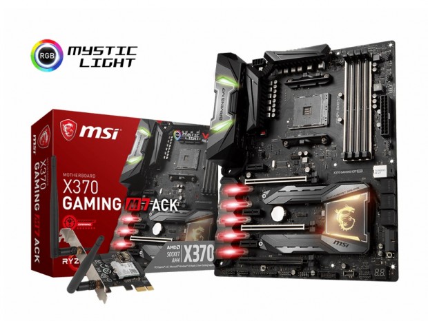 MSI、13フェーズ電源搭載のRyzen向けゲーミングマザー「X370 GAMING M7 ACK」