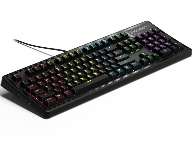 新開発メンブレンスイッチ採用ゲーミングキーボード、SteelSeries
