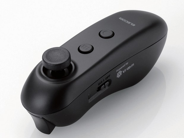 iOS/Android対応のAR/VRコントローラ、エレコム「JC-VRR02VBK」