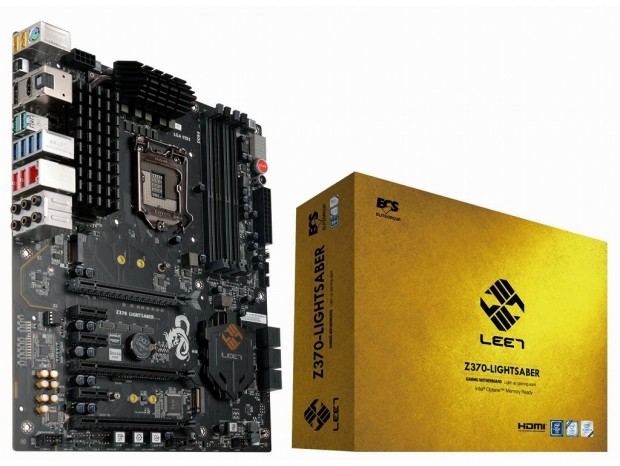 Coffee Lake対応のハイエンドマザーボード、ECS「Z370-Lightsaber」
