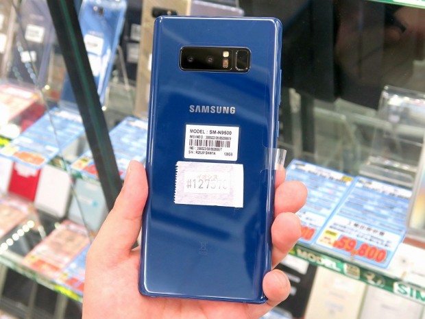 香港版 Galaxy Note8(256GB) Ocean Blue - スマートフォン本体
