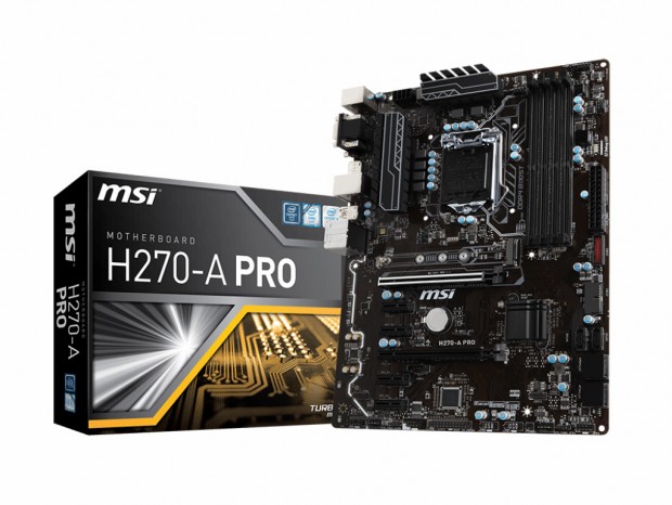MSI、売価約9,000円のビジネス向けH270マザー「H270-A PRO」発売
