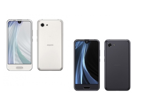 シャープ、狭額縁デザイン採用の高性能コンパクトスマホ「AQUOS R compact」など2種
