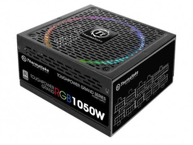 Thermaltake、容量1,050WのRGB LEDファン搭載PLATINUM電源13日発売