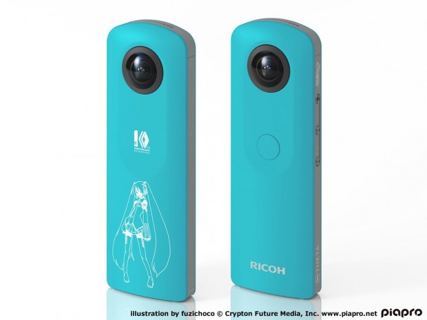 360度画像に3Dモデルの「初音ミク」が合成できる「RICOH THETA SC Type