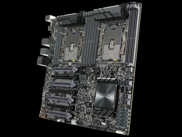 デュアルLGA3647のWSマザーボード、ASUS「WS C621E SAGE」発売開始