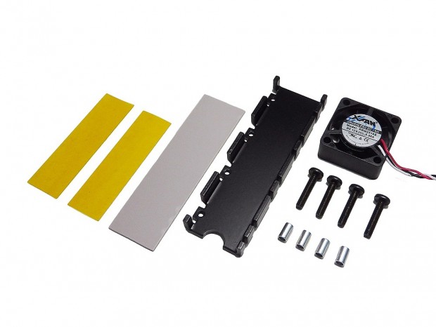 25mmファンが付属するM.2 SSD専用ヒートシンクが長尾製作所から