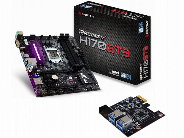 売価約9,000円。BIOSTAR「H170GT3」+拡張基板の安価なマイニングキットがアユートから