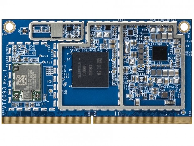 サイズわずか82×45mm。SnapDragon 820搭載の超小型SoM、VIA「SOM-9X20」