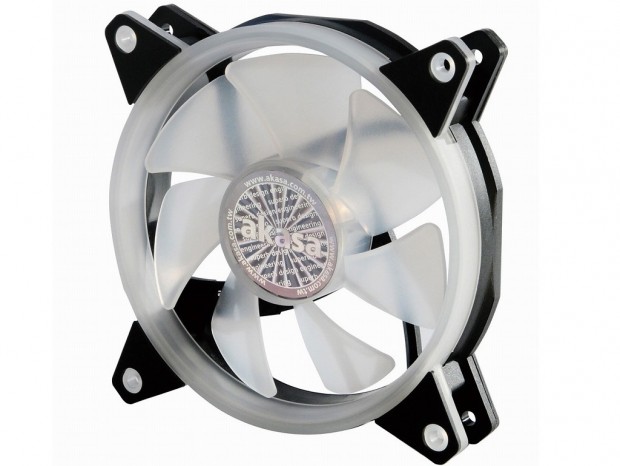 RGB LEDリング搭載のAkasa製120mm口径ファンがアイネックスから