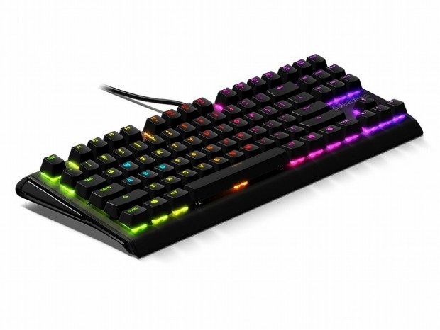 SteelSeries、QX2メカニカルスイッチ採用のテンキーレスキーボード「Apex M750 TKL」