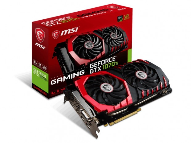 MSI、「TWIN FROZR VI」モデルなどGeForce GTX 1070 Tiグラフィックカード2種