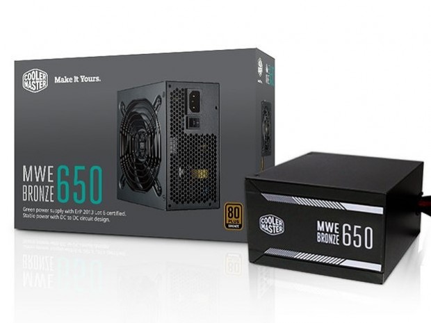 ループダイナミックベアリングファン搭載のBRONZE電源、Cooler Master「MWE Bronze」