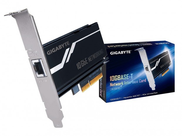GIGABYTE、Aquantiaチップ搭載の10ギガビットLANカード「GC-AQC107」