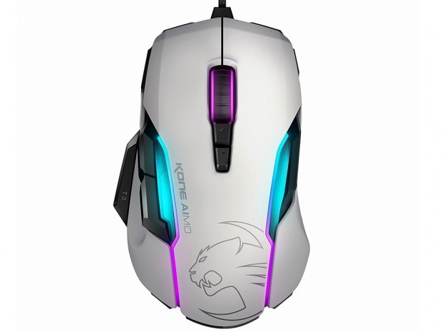 新ライティング「AIMO」搭載の高性能ゲーミングマウス、ROCCAT「Kone AIMO」